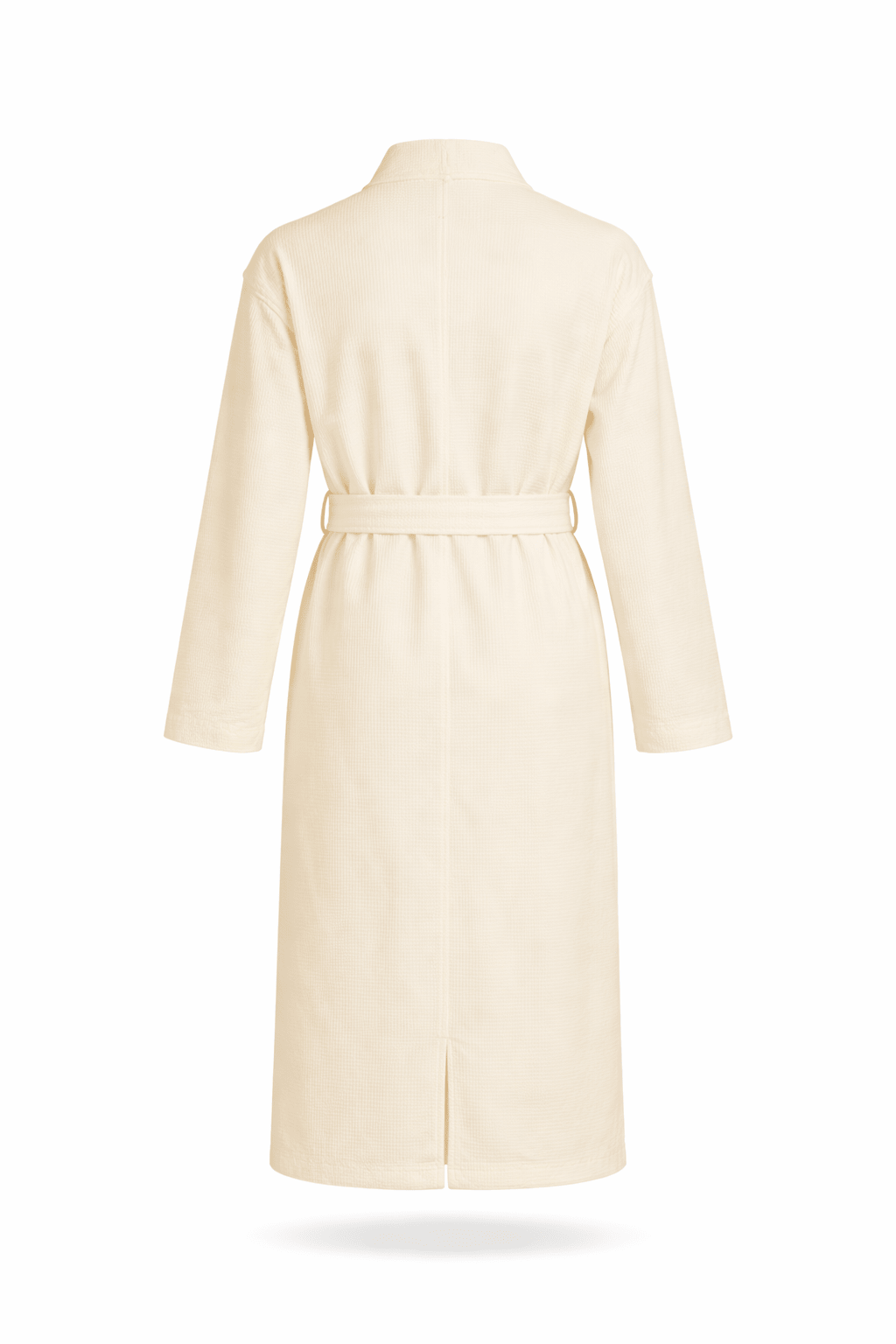 Wafel badjas unisex Beige 100% katoen - Louve Paris